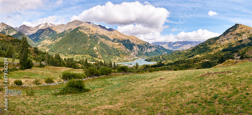 Lanuza water reservoir. Huesca. Spain
