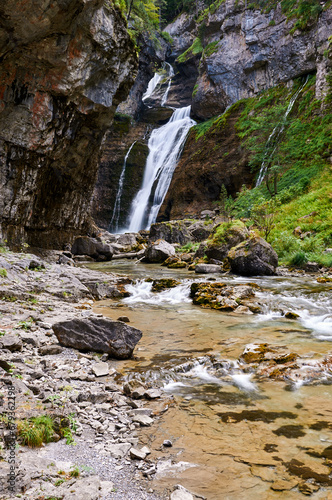 Estrecho waterfall. Ordesa Natural park.