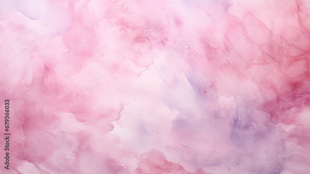 Fototapeta premium Abstract pink watercolor art background for cards, flyer, poster, banner and cover design. Hand drawn flower illustration for Valentines Day.