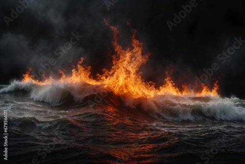 Fire flames background texture