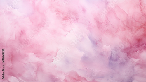 Abstract pink watercolor art background for cards, flyer, poster, banner and cover design. Hand drawn flower illustration for Valentines Day. © alexkich