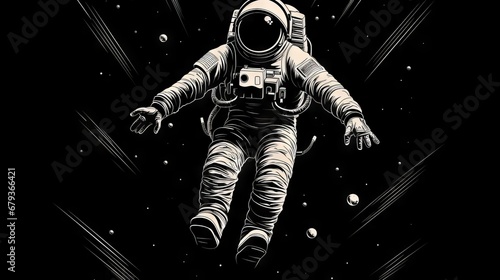 Astronaut i need more space vector t-shirt design 