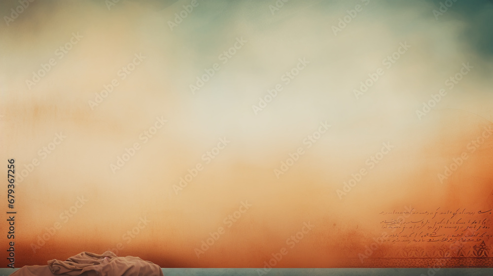 beautiful islam background with transparent arabic