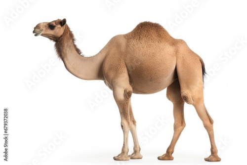 Camel isolated on white background © Adriana