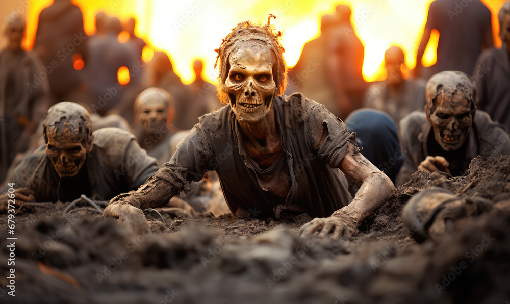 When Shadows Lengthen and the Dead Rise: A Halloween Tale of a World Plunged into Zombie Apocalypse - Generative AI When Shadows Lengthen and the Dead Rise: A Halloween Tale of a World Plunged into Zombie Apocalypse - Generative AI