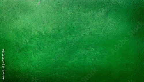 vintage green leather background texture surface of leatherette use for background mood and toned for interior material background photo