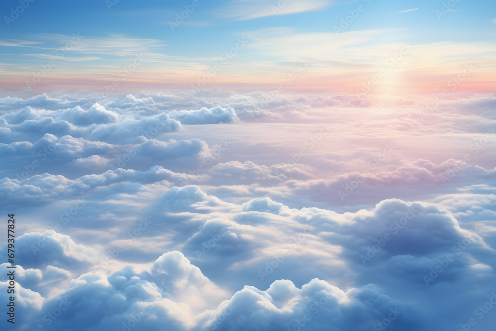 Landscape of Exploring Cloudscapes from the Air  Ai generated ART