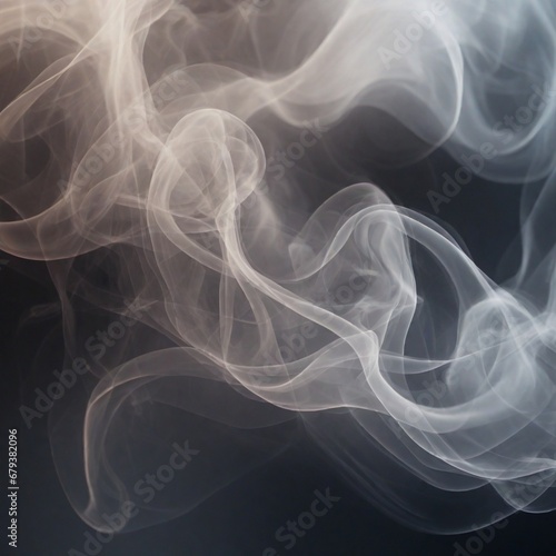 Minimalism: Gray Smoke and Glowing Waves Screensaver