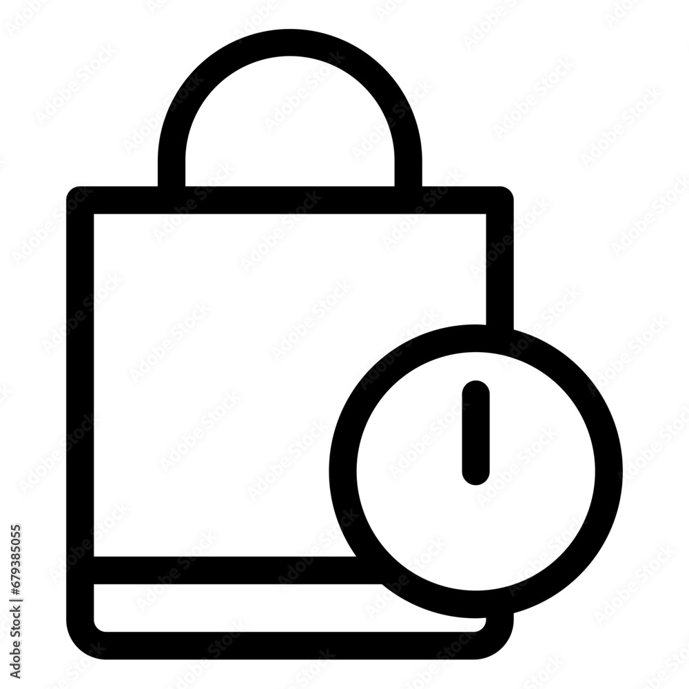 Timer Clock black outline icon Timer Clock black outline icon