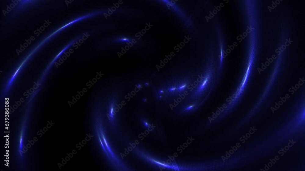 Abstract background 4k. Bright swirl on black background. The concept of space - time. Cold blue color. 3d animation Abstract background 4k. Bright swirl on black background. The concept of space - time. Cold blue color. 3d animation