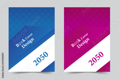  Modern Creative book cover A4 size book cover template for annual report, magazine, booklet, proposal, brochure  poster. 