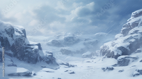 Wallpaper Mural The texture of snow, winter time and frost, generative AI Torontodigital.ca