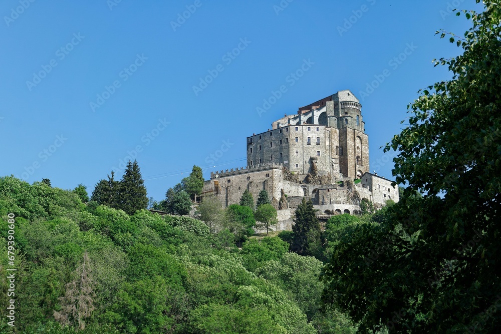 Sacra of Saint Michele monument located in Italy.