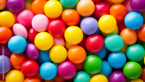 Colorful Rainbow Skittles Candy Mix