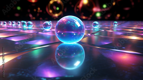 Sim sim balls with a holographic, iridescent effect. © Muhammad