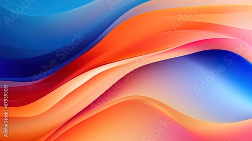 Gradients Shape Abstract Background, Crafting Visual Color Transitions, Emphasizing Modern Style