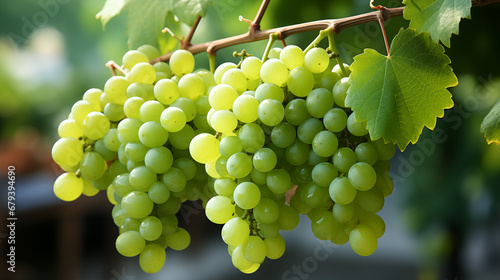 green grapes in the garden