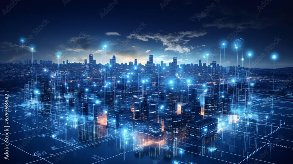 futuristic city landscape with buildings, connected together with advanced technology, future concept, city concept, architecture concept futuristic city landscape with buildings, connected together with advanced technology, future concept, city concept, architecture concept
