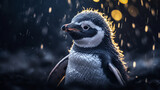 環境破壊によって住む場所を追われたペンギン