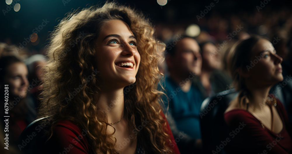 People enjoy the cinema