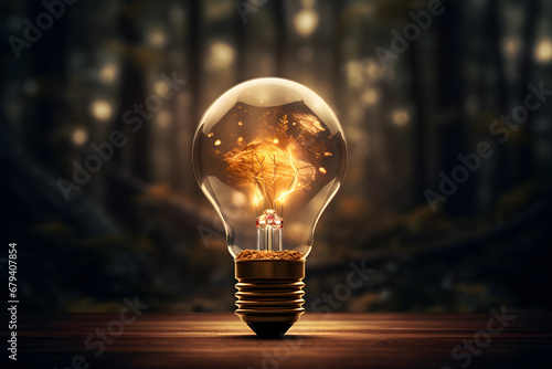 glowing lightbulb, light, energy, lightbulb, glowing bulb, light source