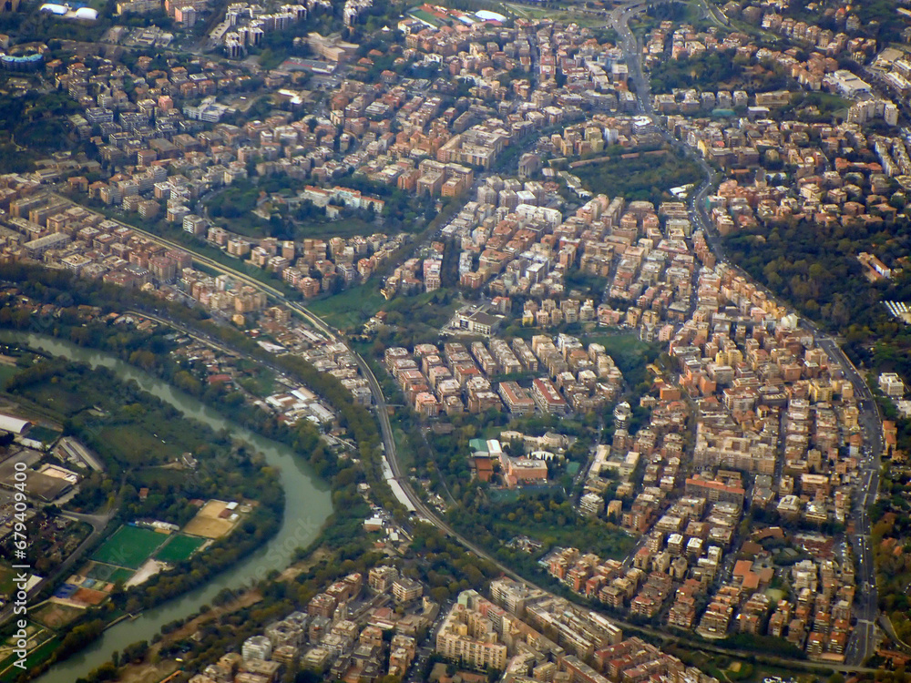 Veduta aerea della città di Roma Capitale 303