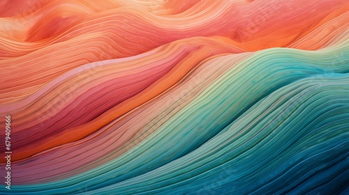 Abstract wavy background in bright colors