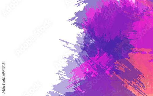 Abstract grunge texture splash paint blue and red color background