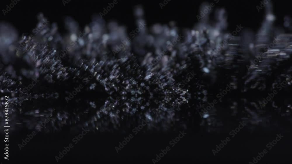 The Magnetic Field Affects Iron Shavings And Powder. Magnet And Electricity. The Magnetic Field Affects Iron Shavings And Powder. Magnet And Electricity.