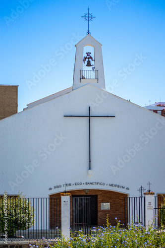 The monastery of Nuestra Señora de la Cinta (the Patron Virgin of Huelva) located hills known as ‘cabezos’ in Huelva, Spain photo