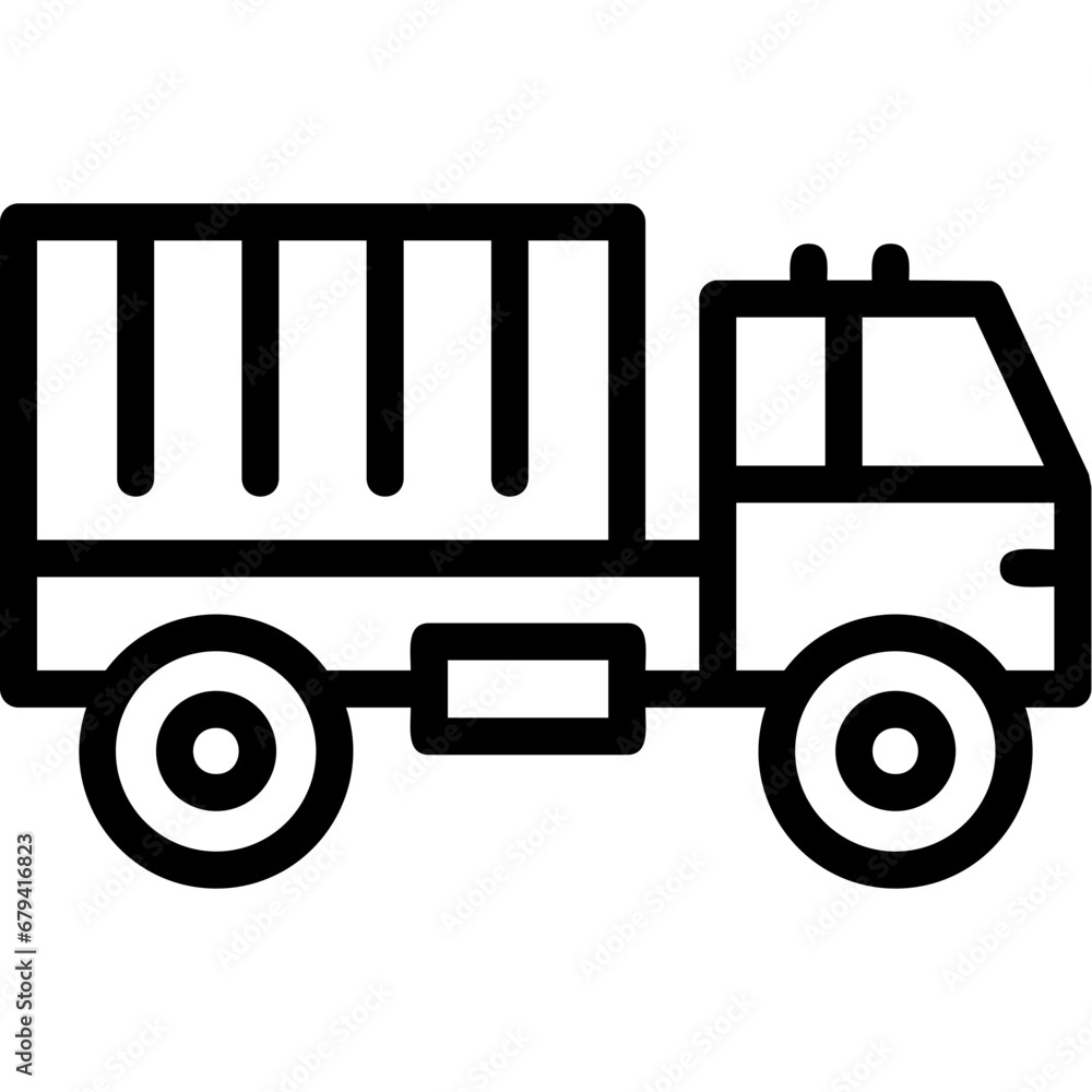 Military truck Icon Military truck Icon