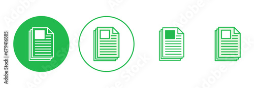 Newspaper icon set. news paper vector sign