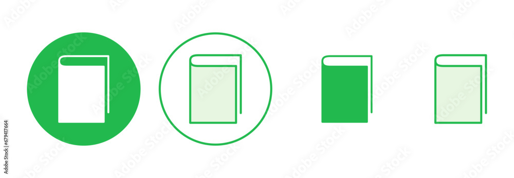 Book icon set. open book icon vector. ebook icon Book icon set. open book icon vector. ebook icon