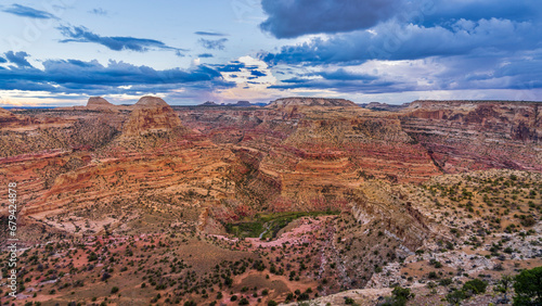 The Little Grand Canyon at the San Rafael Swell viewed from The Wedge Viewpoint in Utah, USA