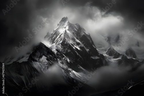 Big himalaya mountain, mountain range, himalaya, huge mountain, roof of the world, huge mountain