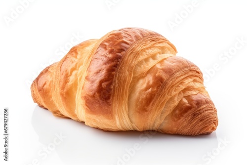 croissant isolated on white