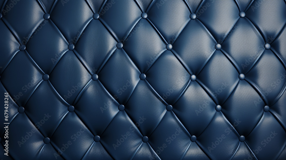 background texture of dark capitone genuine leather, AI Generative. background texture of dark capitone genuine leather, AI Generative.