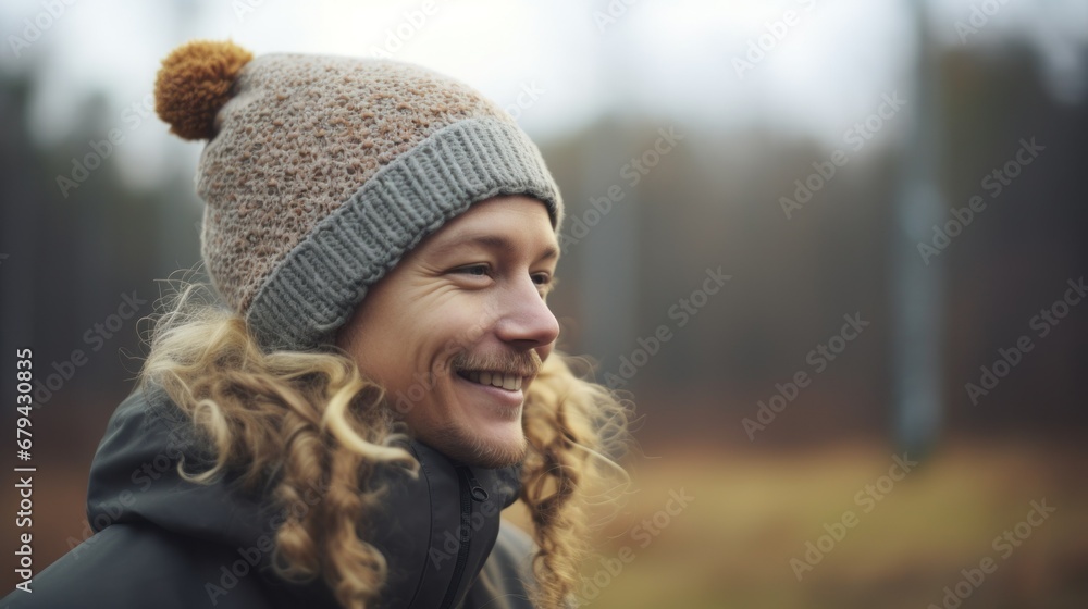 Young traveling man hiking in the mountains Young traveling man hiking in the mountains