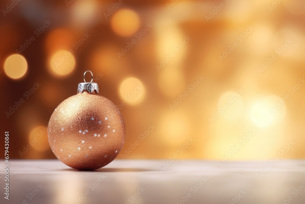 Christmas decoration with ornament and defocused lights on abstract advent background. Christmas decoration with ornament and defocused lights on abstract advent background.