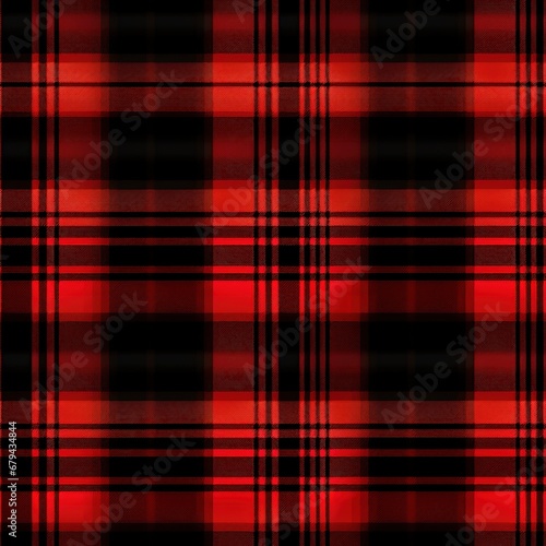 Seamless flannel fabric texture pattern background with generative ai