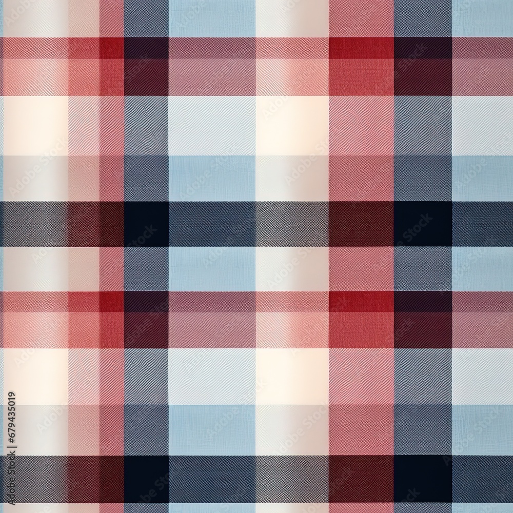 Seamless flannel fabric texture pattern background with generative ai Seamless flannel fabric texture pattern background with generative ai