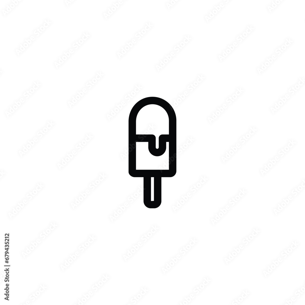 Ice cream icon. outline icon For Web and mobile apps Ice cream icon. outline icon For Web and mobile apps