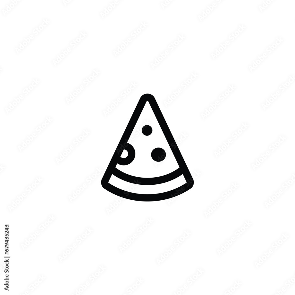 Pizza icon vector. outline icon For Web and mobile apps Pizza icon vector. outline icon For Web and mobile apps