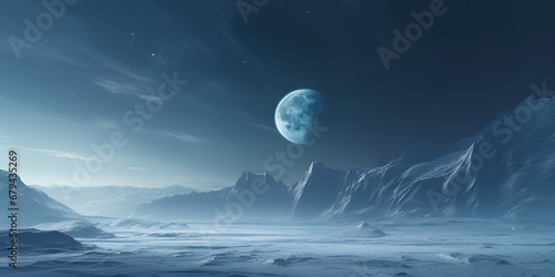 A planet on the moon .Lunar Odyssey, Secrets of Moon's Hidden Planet . © ALI