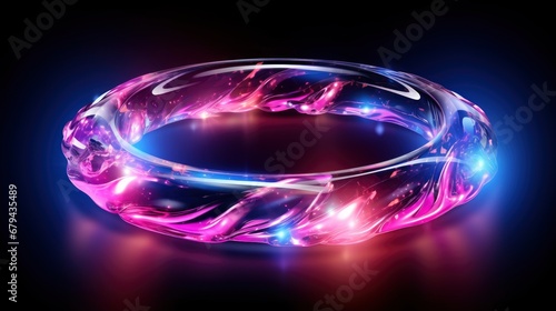 Abstract Transparent Light Circle Effect, Abstract Background, Effect Background HD For Designer