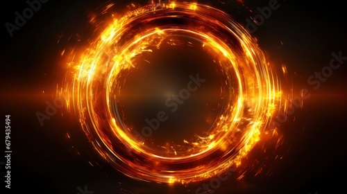 Abstract Transparent Light Circle Effect, Abstract Background, Effect Background HD For Designer