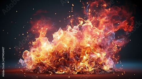 Fire Flames Burning Red Hot Sparks, Abstract Background, Effect Background HD For Designer