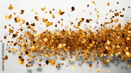 Golden Confetti Transparent Background, Abstract Background, Effect Background HD For Designer