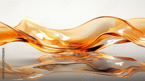 Golden Waves Transparent Background, Abstract Background, Effect Background HD For Designer