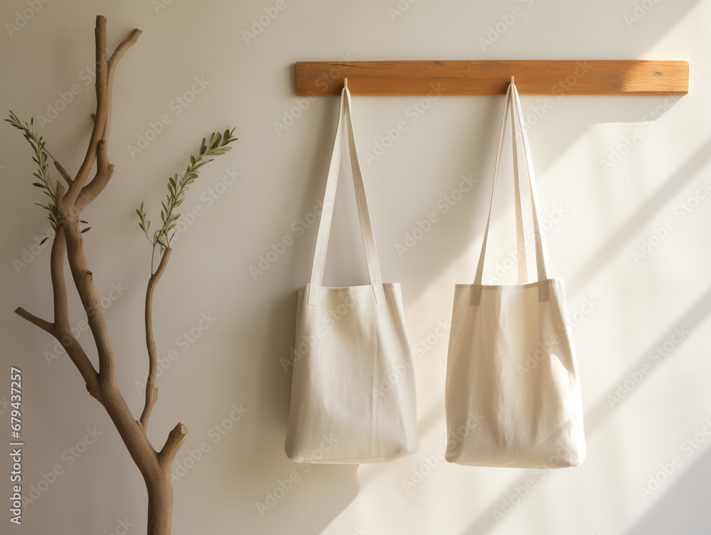 Free photo reusable eco friendly tote bag, Photo cotton recycling bag hanging, With Generative AI technology
Free photo reusable eco friendly tote bag, Photo cotton recycling bag hanging, With Generative AI technology